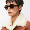 Lunettes de soleil Mini Oval Slim Havana