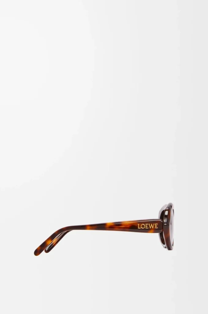 Lunettes de soleil Mini Oval Slim Havana