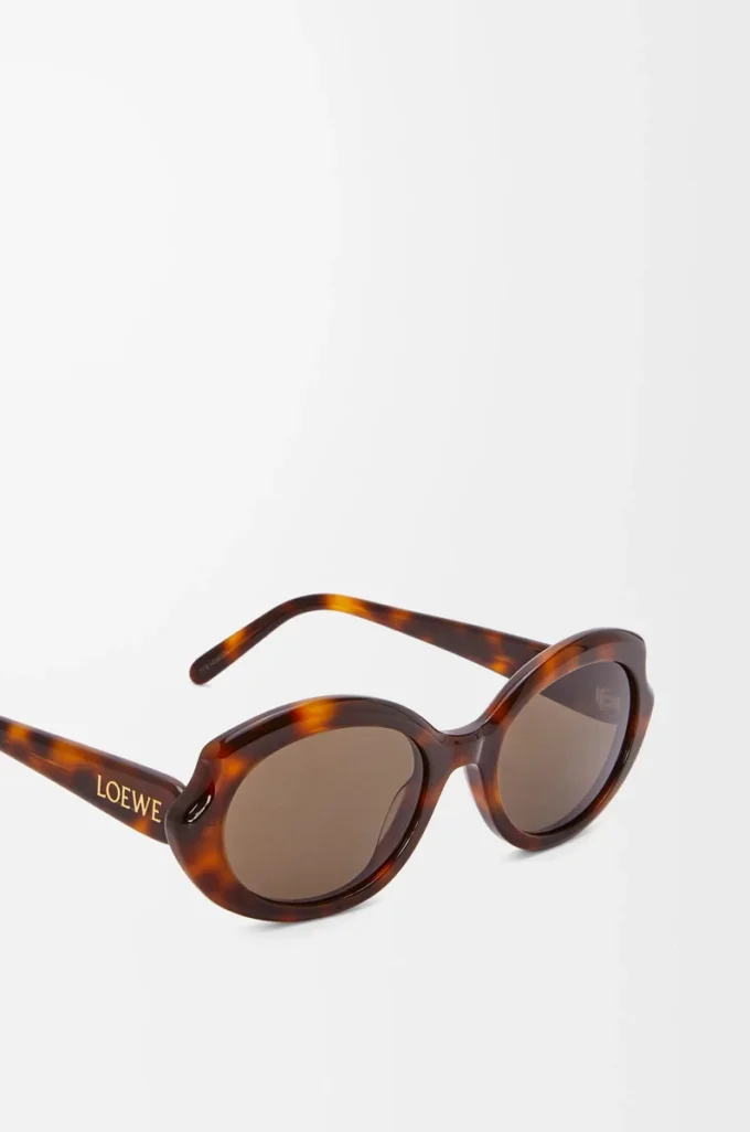 Lunettes de soleil Mini Oval Slim Havana