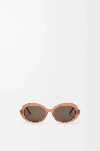 Lunettes de soleil Mini Oval Slim Milky Caramel
