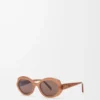 Lunettes de soleil Mini Oval Slim Milky Caramel