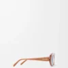 Lunettes de soleil Mini Oval Slim Milky Caramel