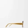 Lunettes de soleil Mini Oval Slim transparentes olive