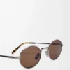Lunettes de soleil ovales Groove Brown Sugar