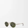 Lunettes de soleil ovales Groove Vert
