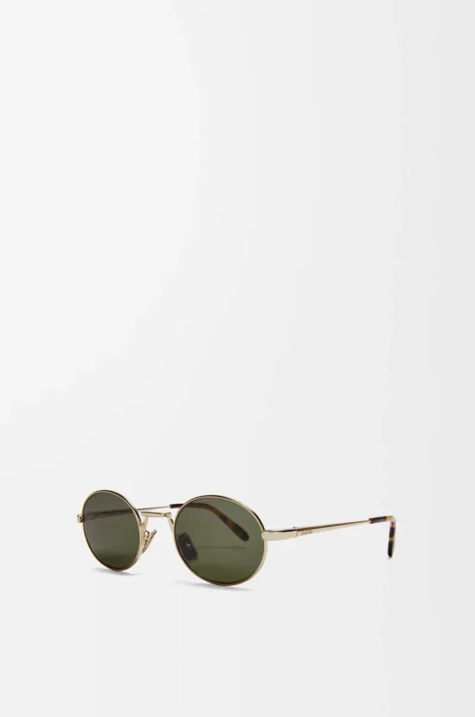 Lunettes de soleil ovales Groove Vert