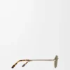Lunettes de soleil ovales Groove Vert