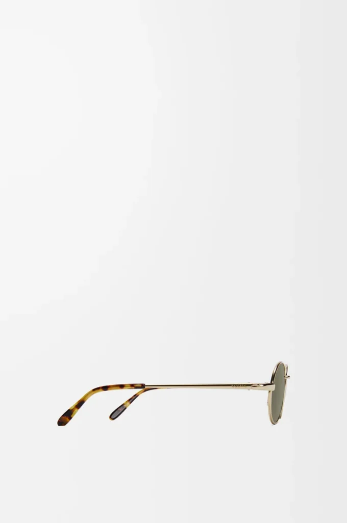 Lunettes de soleil ovales Groove Vert