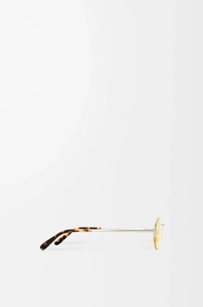 Lunettes de soleil ovales Groove Yellow