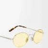 Lunettes de soleil ovales Groove Yellow