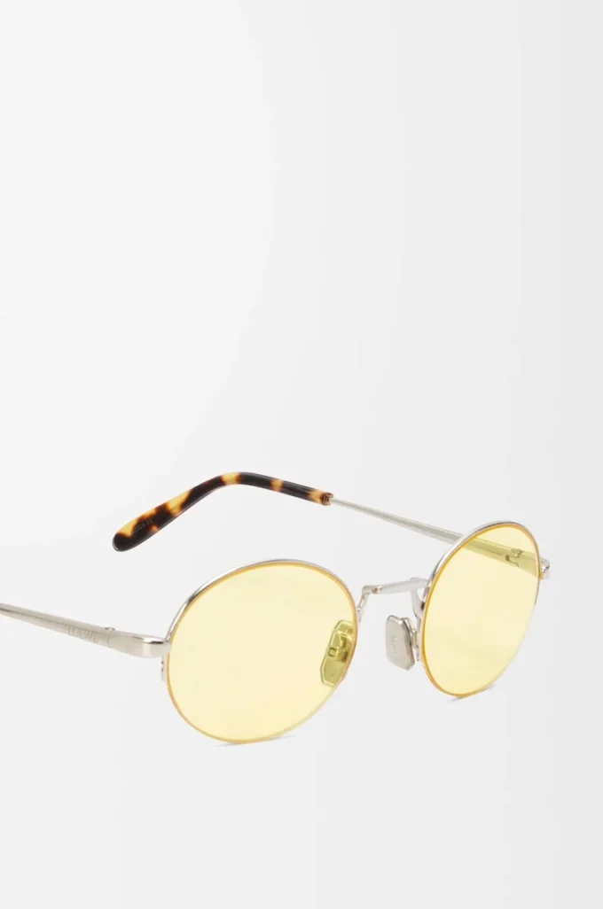 Lunettes de soleil ovales Groove Yellow