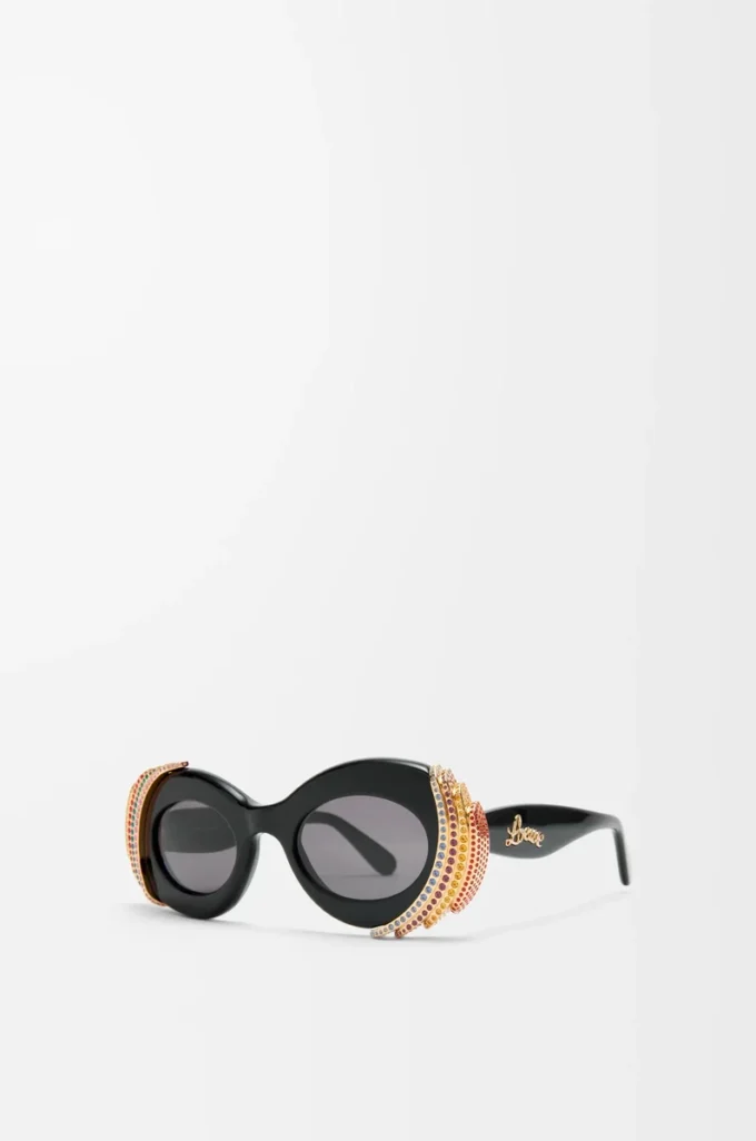 Lunettes de soleil Pavé Oval Multicolore/Noir
