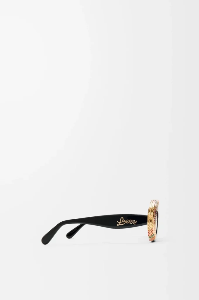 Lunettes de soleil Pavé Oval Multicolore/Noir