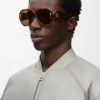 Lunettes de soleil Pilot Mask Dark Havana