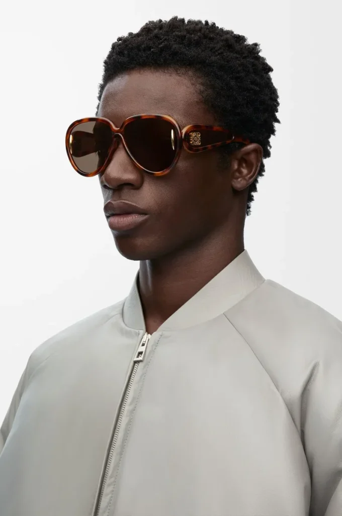 Lunettes de soleil Pilot Mask Dark Havana