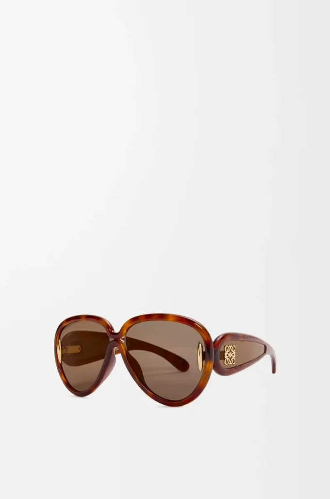 Lunettes de soleil Pilot Mask Dark Havana