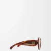 Lunettes de soleil Pilot Mask Dark Havana