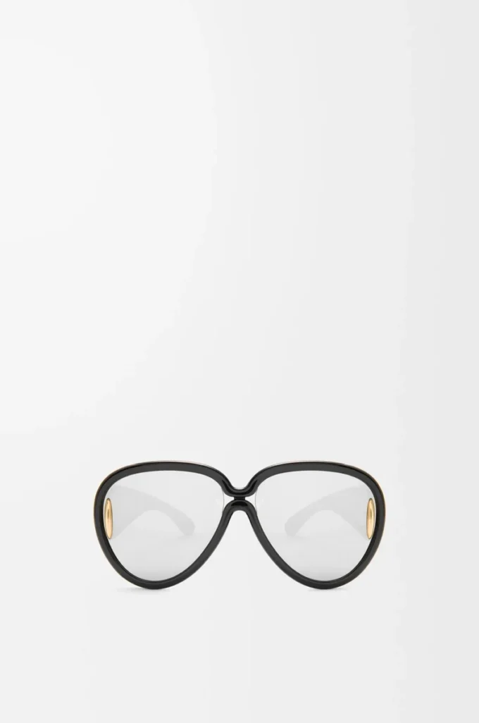 Lunettes de soleil Pilot Mask noires