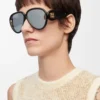 Lunettes de soleil Pilot Mask noires