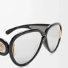 Lunettes de soleil Pilot Mask noires
