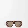 Lunettes de soleil Pilot Slim Havana