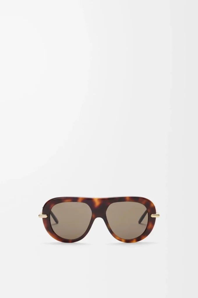 Lunettes de soleil Pilot Slim Havana