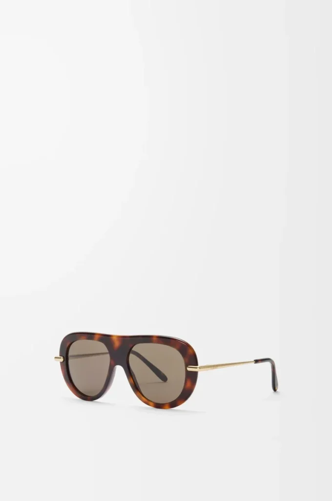 Lunettes de soleil Pilot Slim Havana