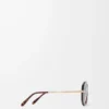 Lunettes de soleil Pilot Slim Havana