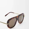Lunettes de soleil Pilot Slim Havana