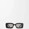 Lunettes de soleil rectangulaires Black