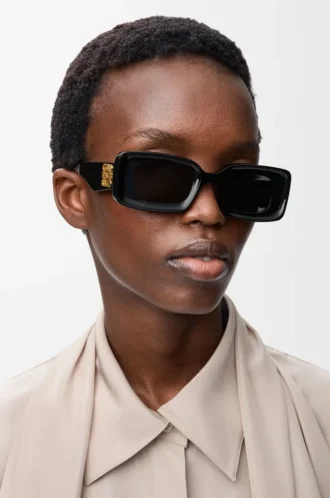 Lunettes de soleil rectangulaires Black