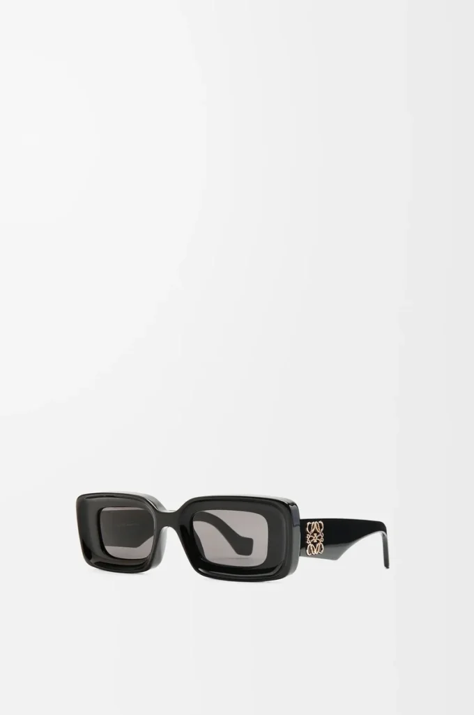 Lunettes de soleil rectangulaires Black