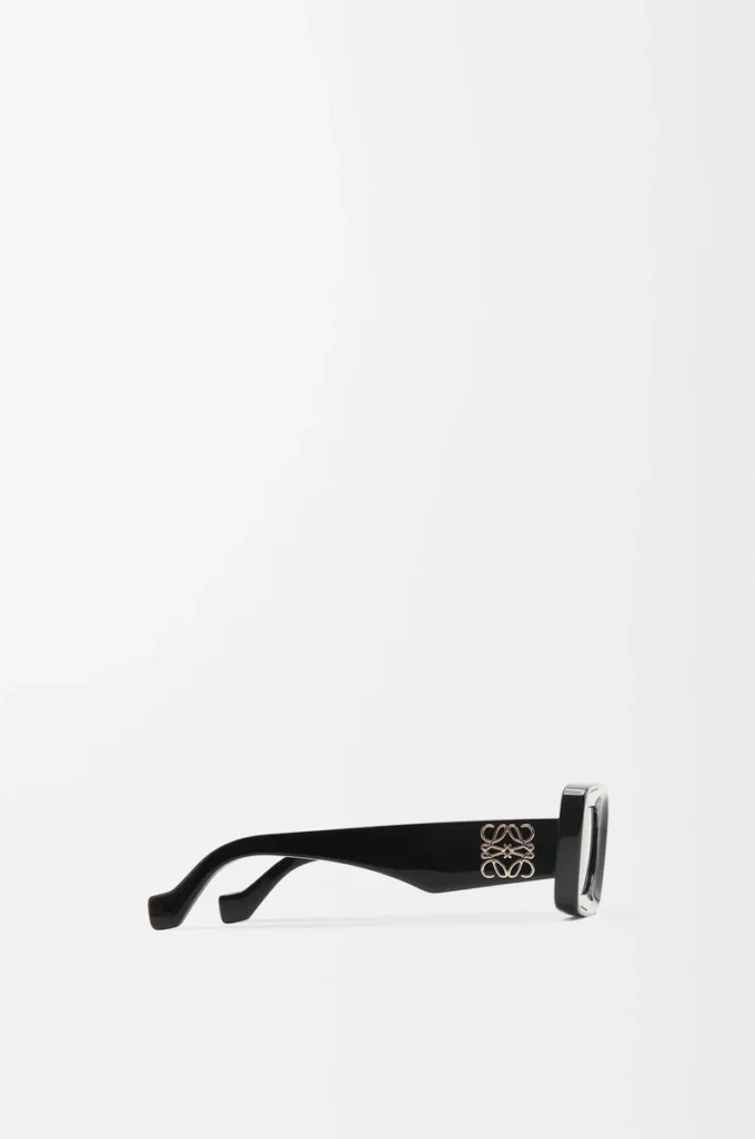 Lunettes de soleil rectangulaires Black
