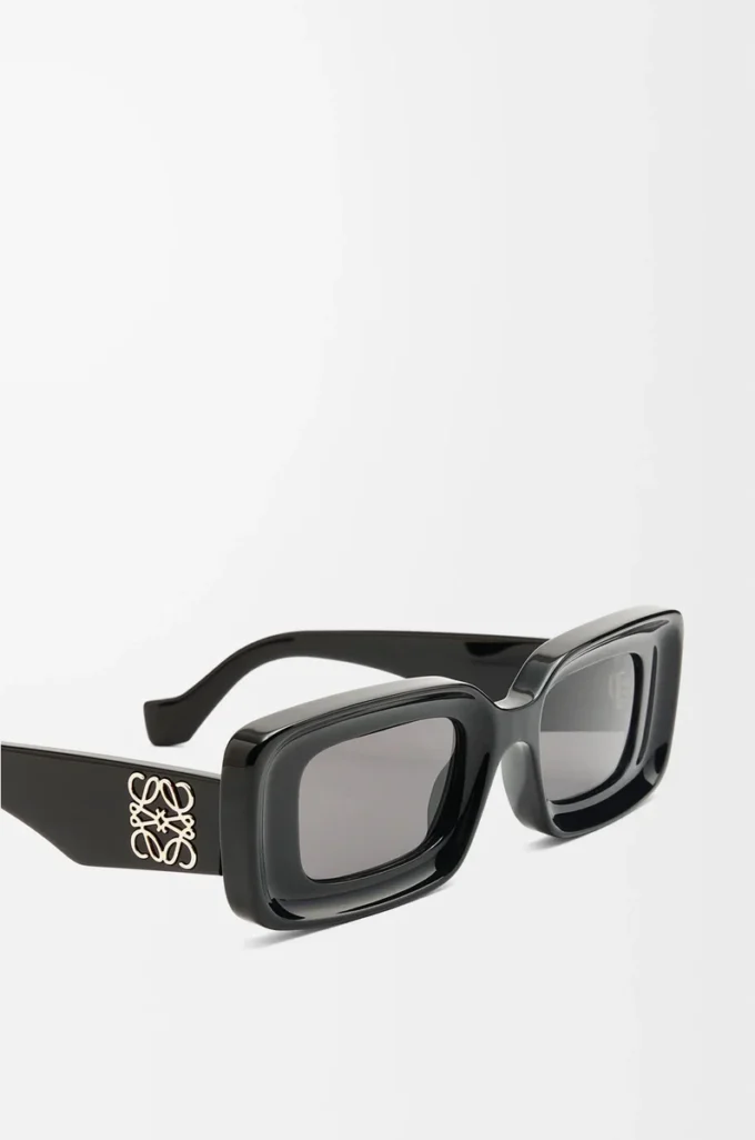 Lunettes de soleil rectangulaires Black
