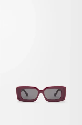 Lunettes de soleil rectangulaires Bordeaux