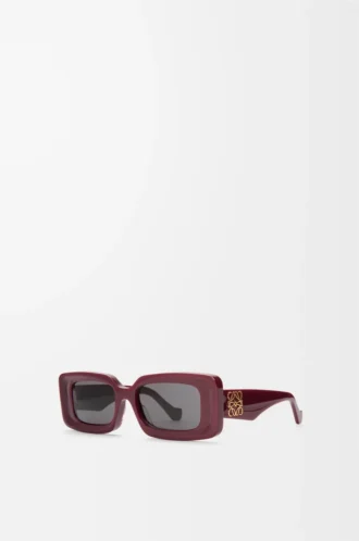 Lunettes de soleil rectangulaires Bordeaux