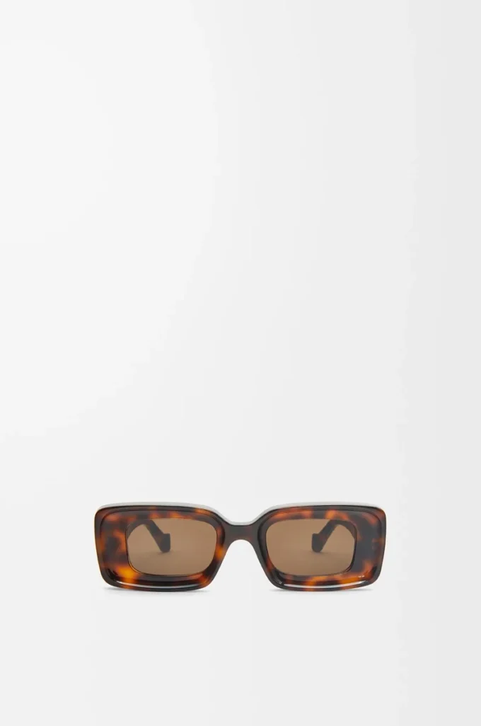 Lunettes de soleil rectangulaires Havana Lunettes de soleil rectangulaires Havana