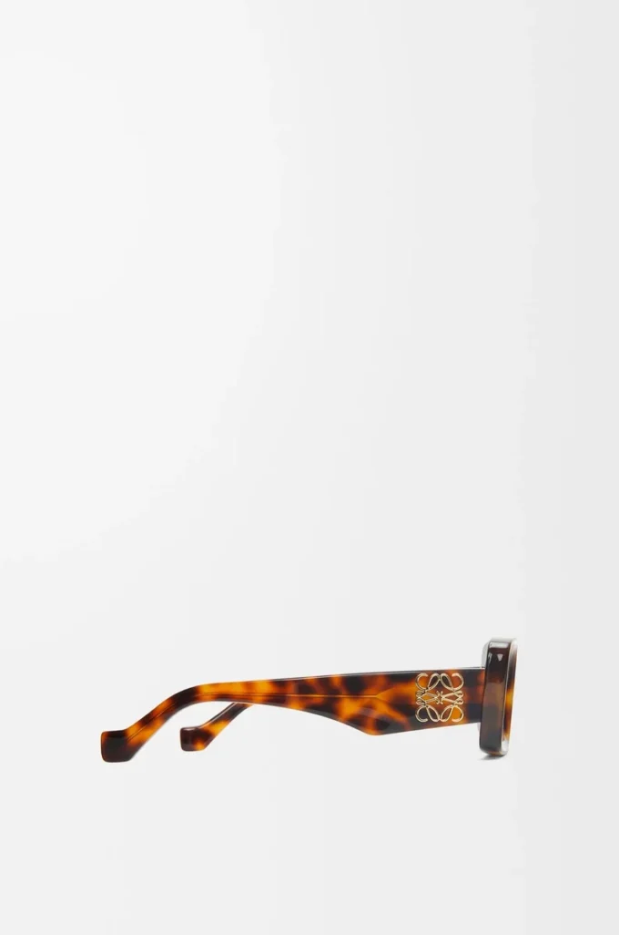Lunettes de soleil rectangulaires Havana Lunettes de soleil rectangulaires Havana