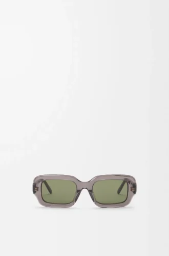 Lunettes de soleil rectangulaires Slim grises