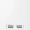 Lunettes de soleil rectangulaires White