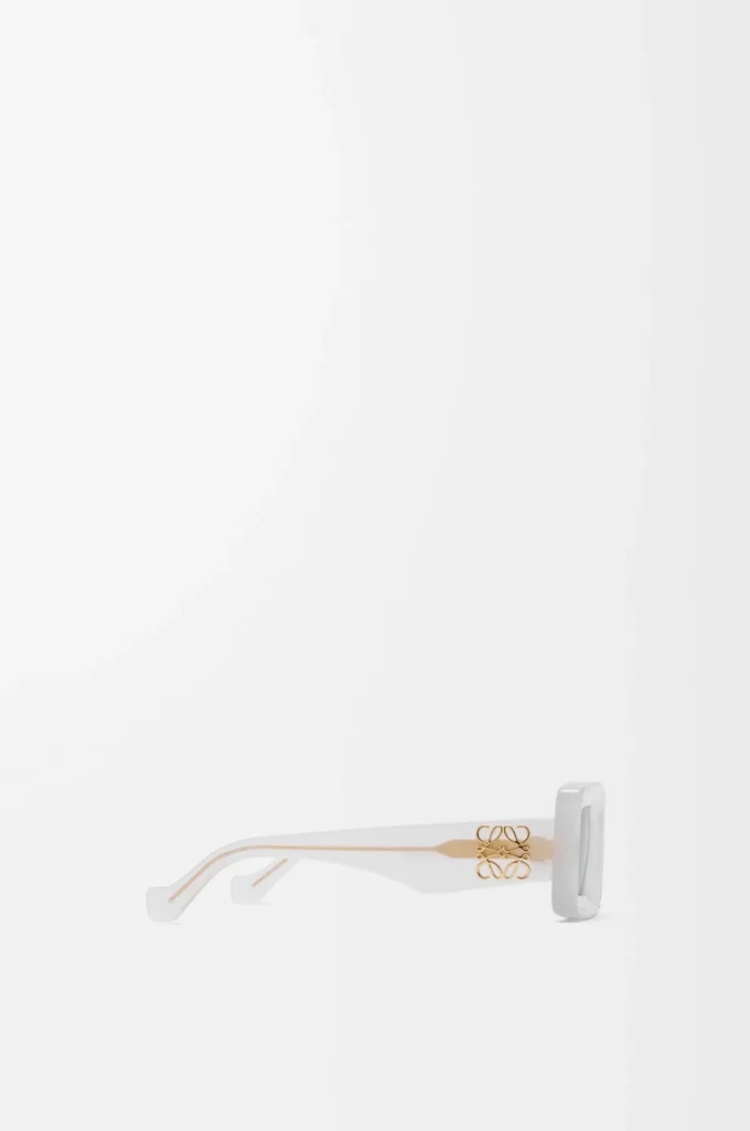 Lunettes de soleil rectangulaires White