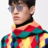 Lunettes de soleil rondes Groove Purple