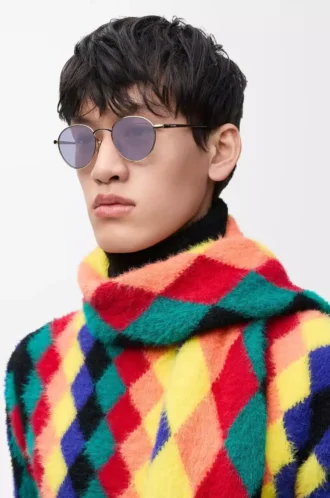 Lunettes de soleil rondes Groove Purple