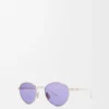 Lunettes de soleil rondes Groove Purple