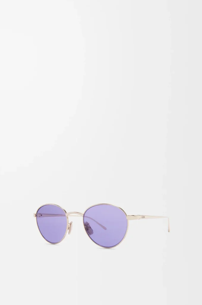 Lunettes de soleil rondes Groove Purple