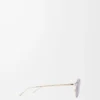 Lunettes de soleil rondes Groove Purple
