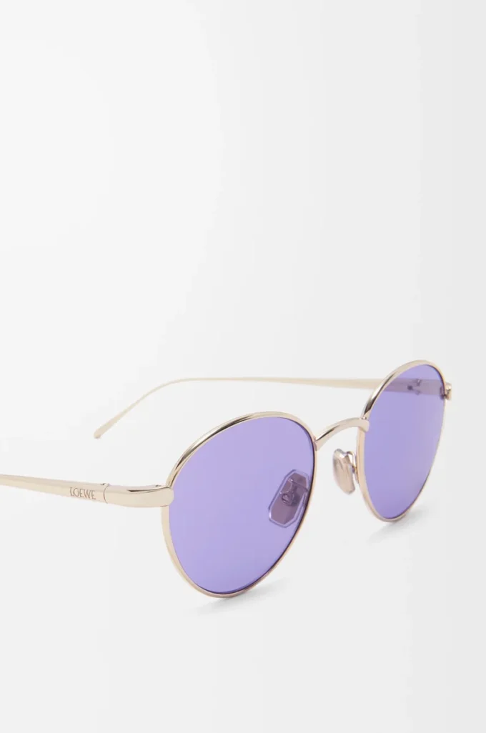Lunettes de soleil rondes Groove Purple