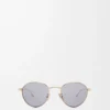 Lunettes de soleil rondes Groove Smoke