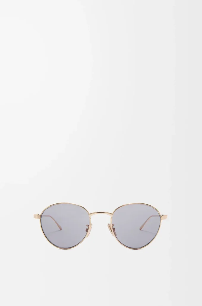 Lunettes de soleil rondes Groove Smoke