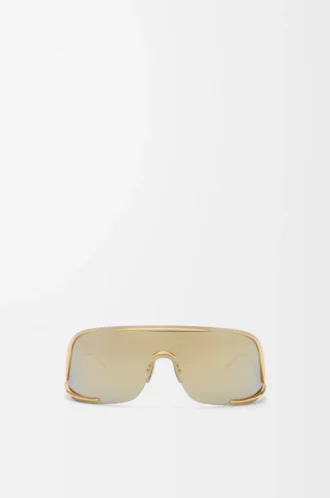 Lunettes de soleil Shield Mask dorées